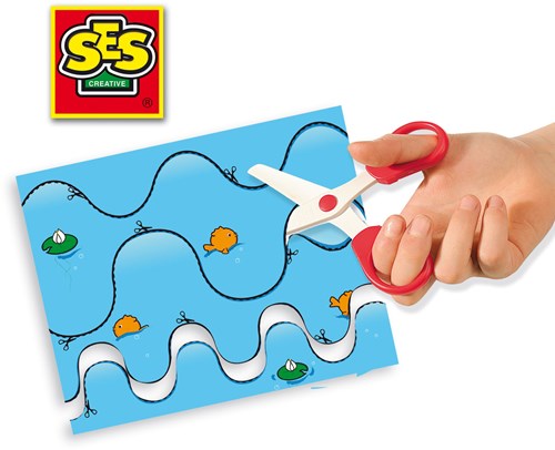 Ses Bastelset Schneiden lernen mit sicherer Schere und Schneideblättern-3