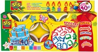 Ses Knete Set - 8 Farben - superweiche auswaschbare Knete für Kinder-2