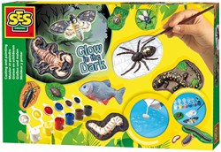 SES creative B007IUOAQ0 Gruseltiere gießen Glow in The Dark SES 01153 Scary Animals, Multi