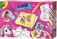 Ses Airbrush Bastelset Einhorn - Kreative Malvorlagen für Kinder