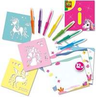 Ses Airbrush Bastelset Einhorn - Kreative Malvorlagen für Kinder-2