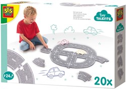 Filz Straßenset Spielzeugautos - 20-teiliges Bauset Filz