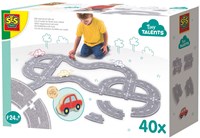 Filz Straßenset Spielzeugauto Bausatz 40-teilig Filz