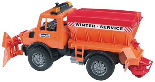 Bruder LKW MB Unimog Winterdienst Spielzeugauto 1:16 für Kinder