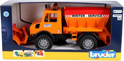 Bruder 02572 - MB-Unimog Winterdienst mit Räumschild-3