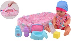 Baby Rose Baby Rose Trink- und Pinkelpuppe 35 cm. 27714