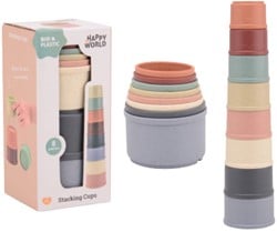 Happy World Happy w. Bio-Kunststoff-Stapelbecher 22281