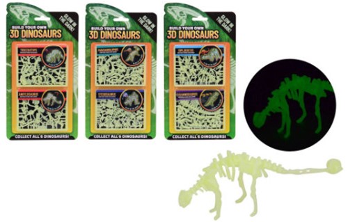 Bauen Sie Ihren eigenen leuchtenden 3D-Dinosaurier 24489