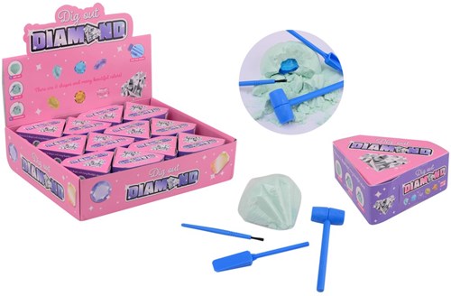 24 Schliffdiamanten in Box 24457