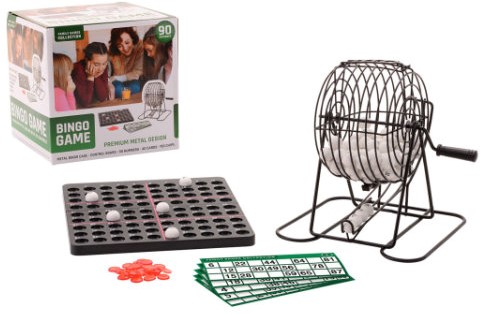 Bingo-Spiel aus Metall 25042
