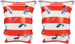 Swim Essentials Brassards De Nage 2-6 Ans - Baleine Rouge-Blanc