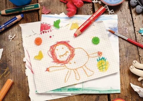 Stabilo Farbstift woody 3-in-1 ARTY Etui 10 Farben mit Spitzer-2