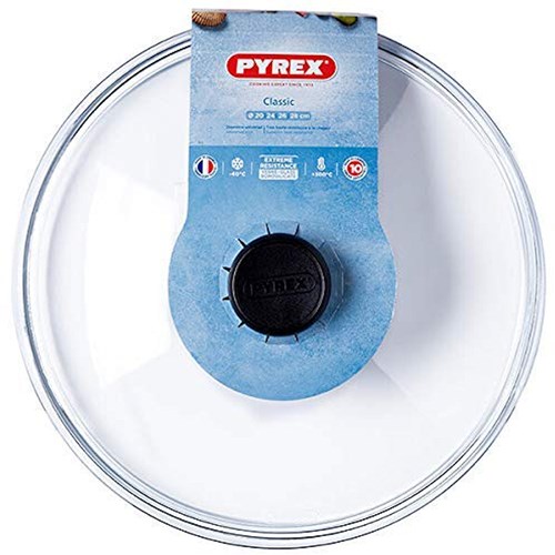 Pyrex Topfdeckel Borosilikatglas 28 cm transparent Küchenzubehör