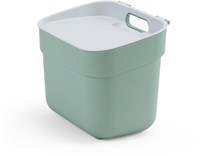 Curver Abfalleimer Bio 5L grün/grau - nachhaltiger Küchenmülleimer