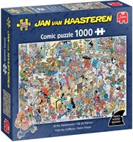 Jumbo Puzzle Jan van Haasteren Friseur 1000 Teile Jigsaw Puzzle