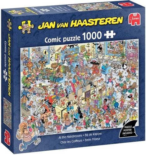 Jumbo Puzzle Jan van Haasteren Friseur 1000 Teile Jigsaw Puzzle