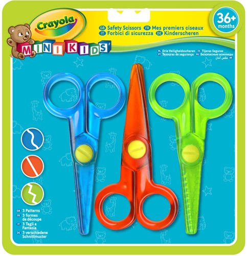Crayola Kinderscheren - sichere Bastelscheren Set für Kinder 3 Stück