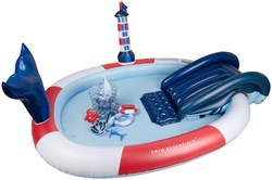 Swim Essentials aufblasbarer Kinderpool Wal 210 cm Wasserspaß