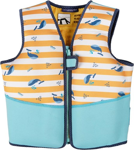 Swim Essentials Gelb-Weißer Wal Schwimmweste 4-6 Jahre