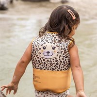 Swim Essentials Schwimmweste Kind Beige Leopard 2-3 Jahre Sicherheit-3
