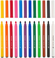Bruynzeel Filzstifte Super Point Set - 12 Farben Kinderzeichnen-2
