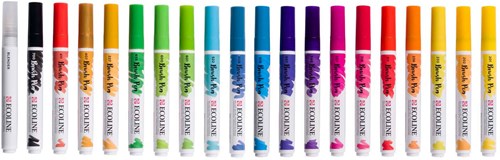 Bruynzeel Brushpen Set Landschaften - 20 Farben - Ecoline-2