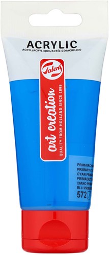 Acrylfarbe Tube 75ml Primärcyan - Malen kreative Hobby