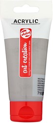 Acrylfarbe Tube 75ml Neutralgrau Malen Basteln Kreativ