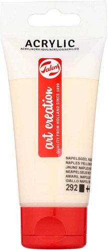 Acrylfarbe Tube 75ml Neapelgelb Rot Hell Malen Kreativ