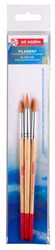 Art Creation Aquarellpinsel Set rund Polyester 3 Stück Malen