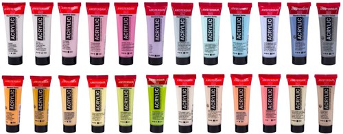 Bruynzeel Acrylfarben Pastell Set 24 Tuben 20ml für Erwachsene Künstler-2