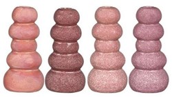 Pebble vaas H15xØ7cm pink 4ass colours
