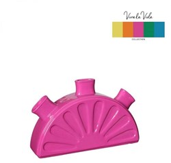 Limon vaas 18,5x5xH11,5cm fuchsia