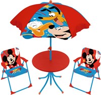 Disney Kindergartenset Mickey Mouse, Pluto & Donald mit Sonnenschirm