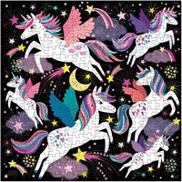 Mudpuppy Puzzle Einhorn Glow in the Dark - 300 Teile Fantasie