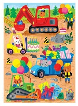 Mudpuppy Puzzle Baustelle - 12 Teile - Lernspielzeug für Kinder