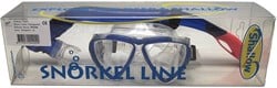 Shallow Duik-SET KID Blauw tr.SILICONE Shallow