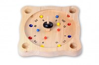 HOT Sports + Toys Tiroler roulette rubberwood m.tol/ballen