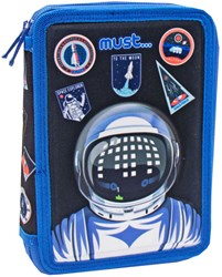 Gefülltes Federmäppchen Astronaut multicolor - Mäppchen mit Zubehör für Kinder