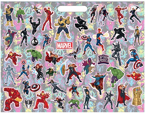 Avengers Malbuch mit Stickern und Kreiden - 40 Seiten-2