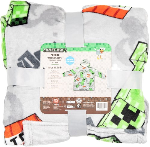 Minecraft Kinder Fleece Hoodie Deken Trui, 7-14 jaar