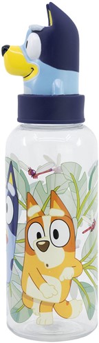 Bluey Trinkflasche 3D Figur Kunststoff 560ml für Kinder-3