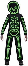 Amscan Kinderkostüm Glow in the Dark Skelett - Halloween Verkleidung 4-6 Jahre