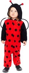 Amscan Baby-Kostüm Marienkäfer Onesie - Verkleidung 12-18 Monate