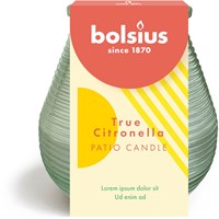 Bolsius Citronella Kerze Olympic grün - Outdoor Duftkerze Citronella