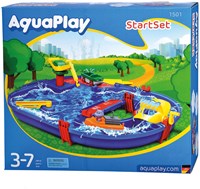 Aquaplay Wasserbahn Startset 1501 - Spielhafen mit Nilpferd Wilma