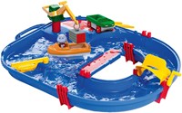 Aquaplay Wasserbahn Startset 1501 - Spielhafen mit Nilpferd Wilma-2