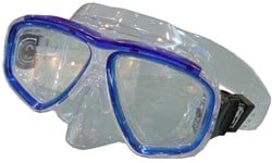 Shallow Duikmasker LYBRA blauw/trans.siltra Shal