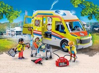 Playmobil City Life Rettungswagen Spielzeug mit Licht und Sound 71202-3