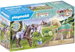 3 Paarden Met Accessoires